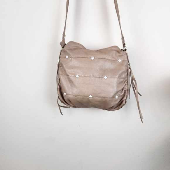 Botkier Leather white studs adjustable adjustable strap crossbody - Picture 3 of 11